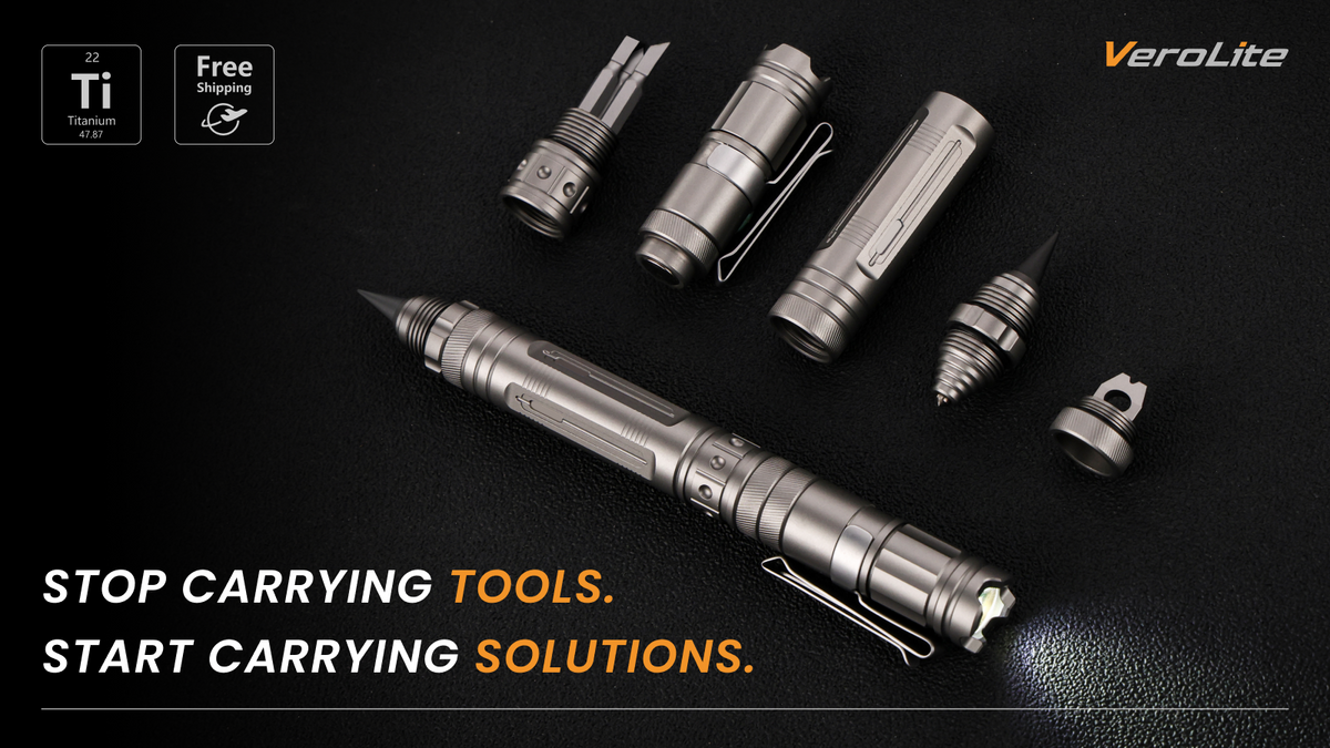 VeroLite: The Modular Titanium Pocket Repair System Pen