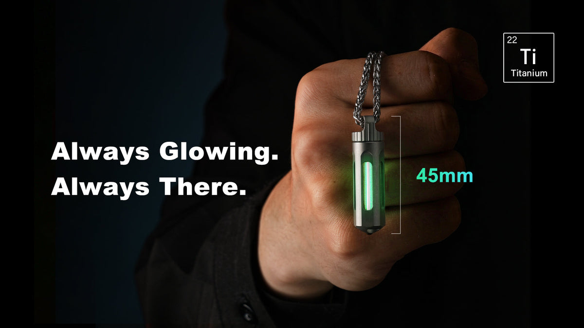 NoxTi: The Tritium Keychain—Carry the Glow. Own the Night.