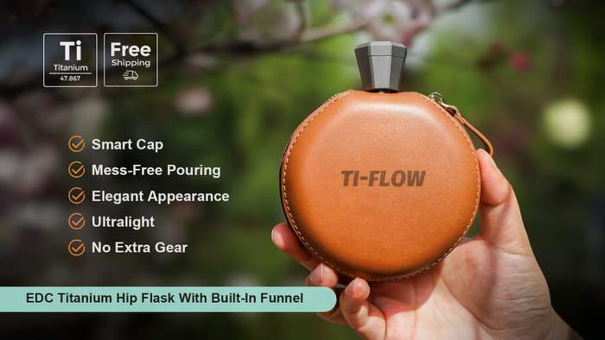 Ti-Flow: A Smarter, Sleeker Hip Flask for Everyday Carry