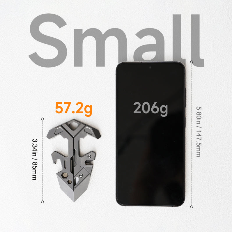 V-Stand - Titanium Multi-Tool Phone Stand for EDC
