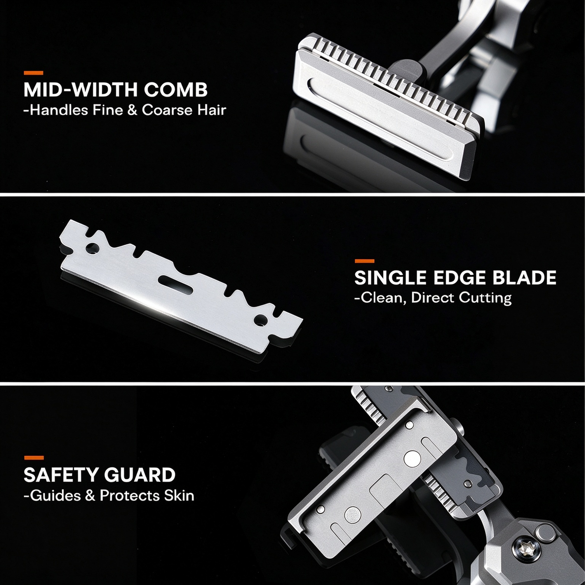 titanium folding travel razor