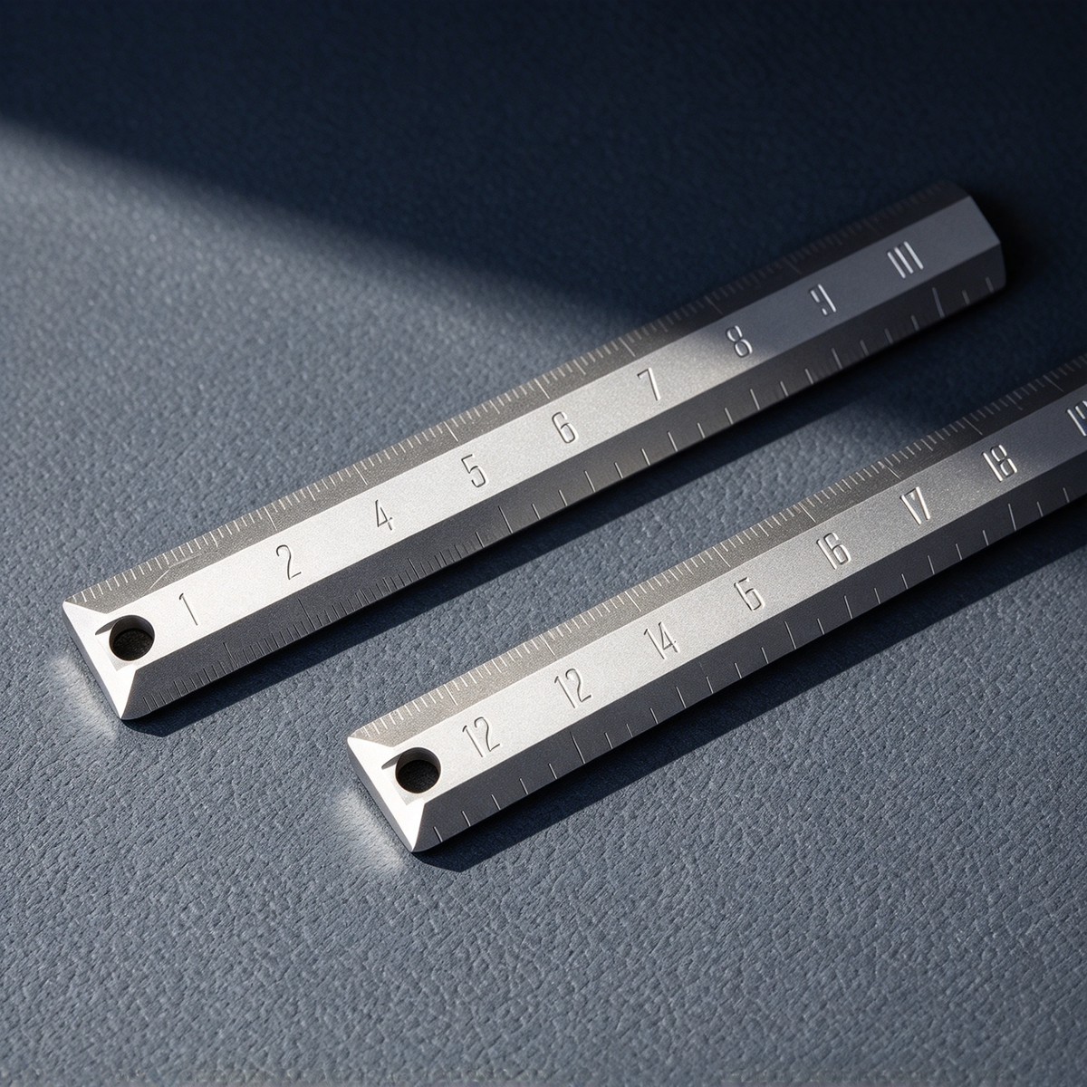Vortex Grade 5 Titanium Ruler Pen — Dual Scale, Driver, Angle