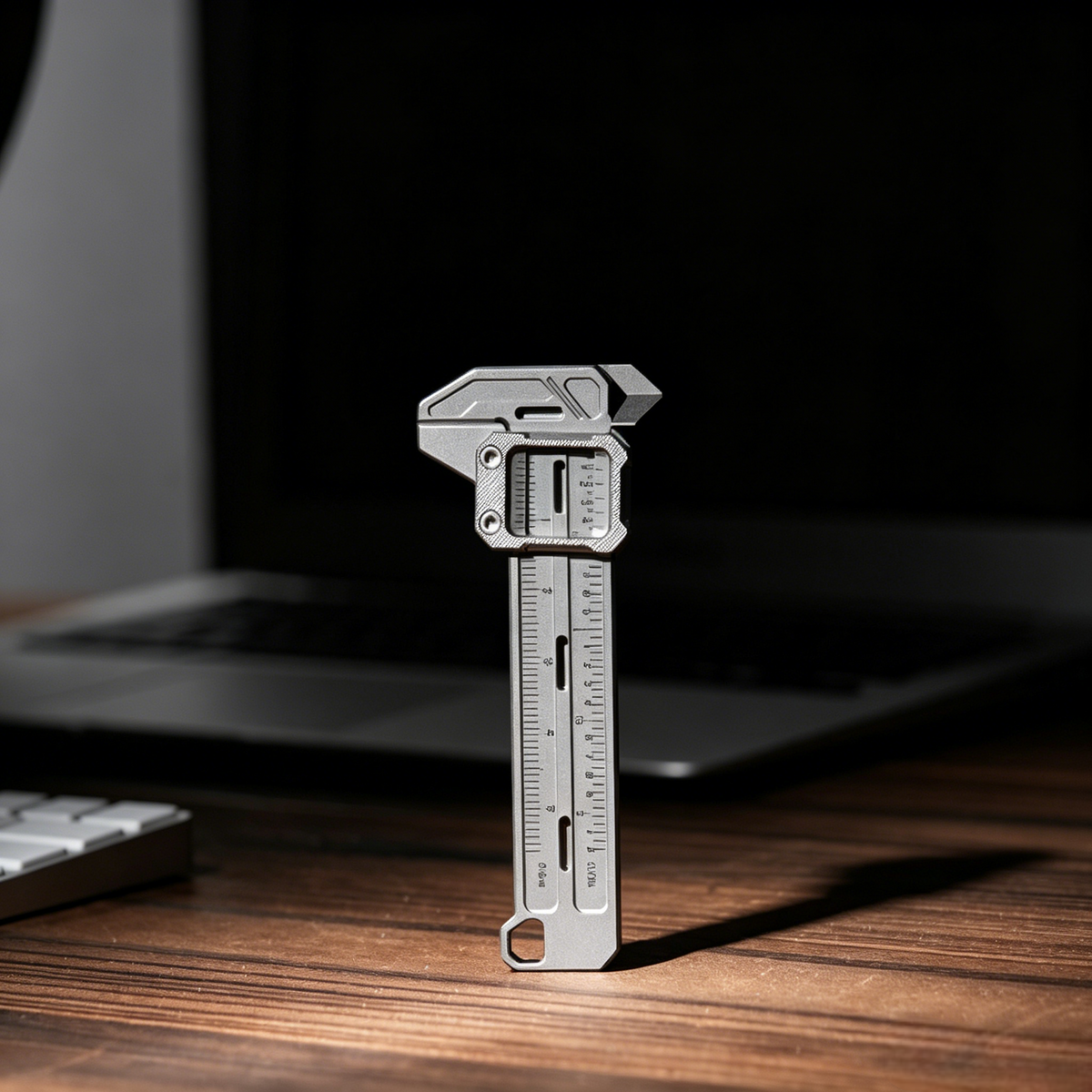 TiCal Pro 2.0 : Un pied à coulisse en titane à double échelle pour un usage quotidien (EDC)