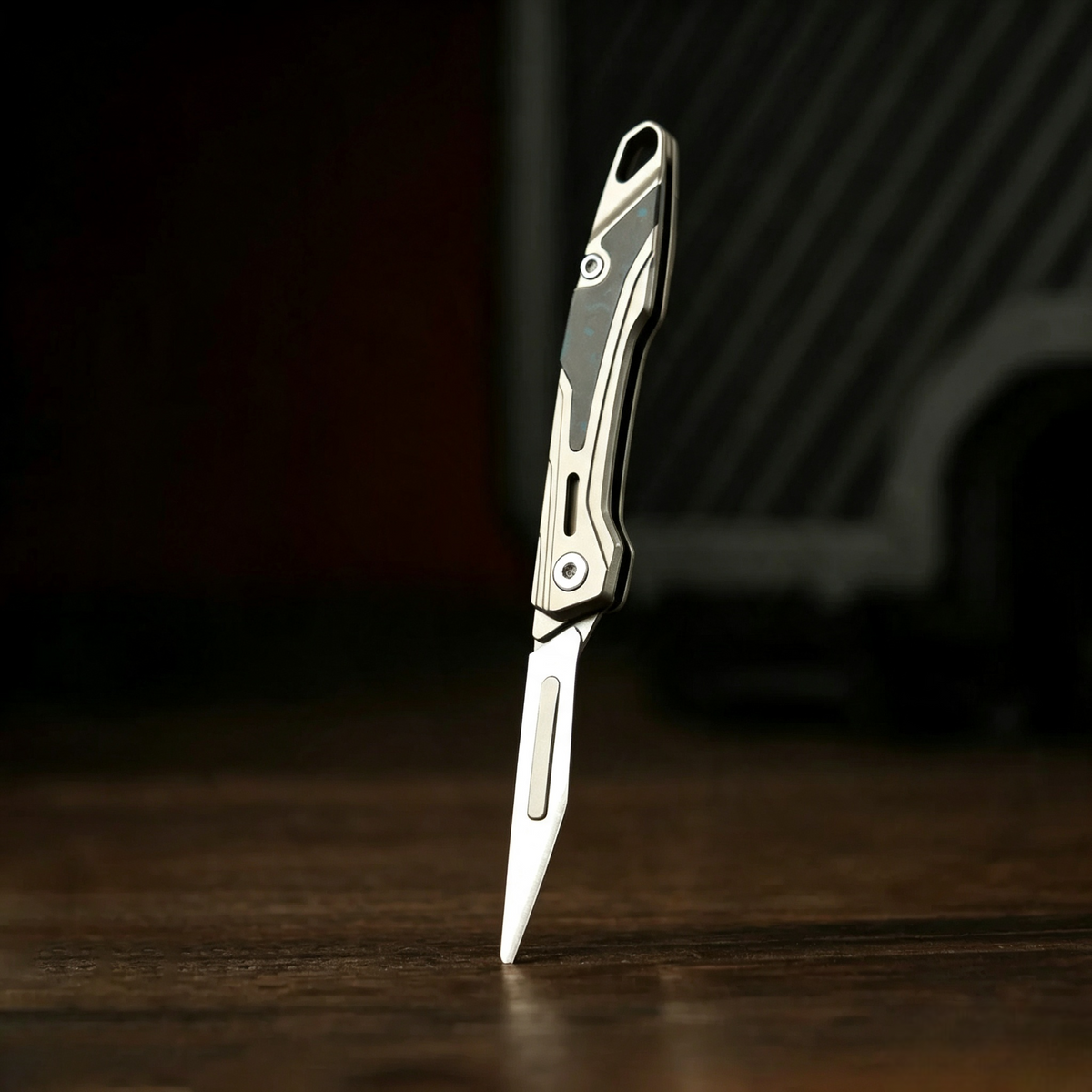 NickBlade: Titanium Micro Folding Knife for EDC Tasks