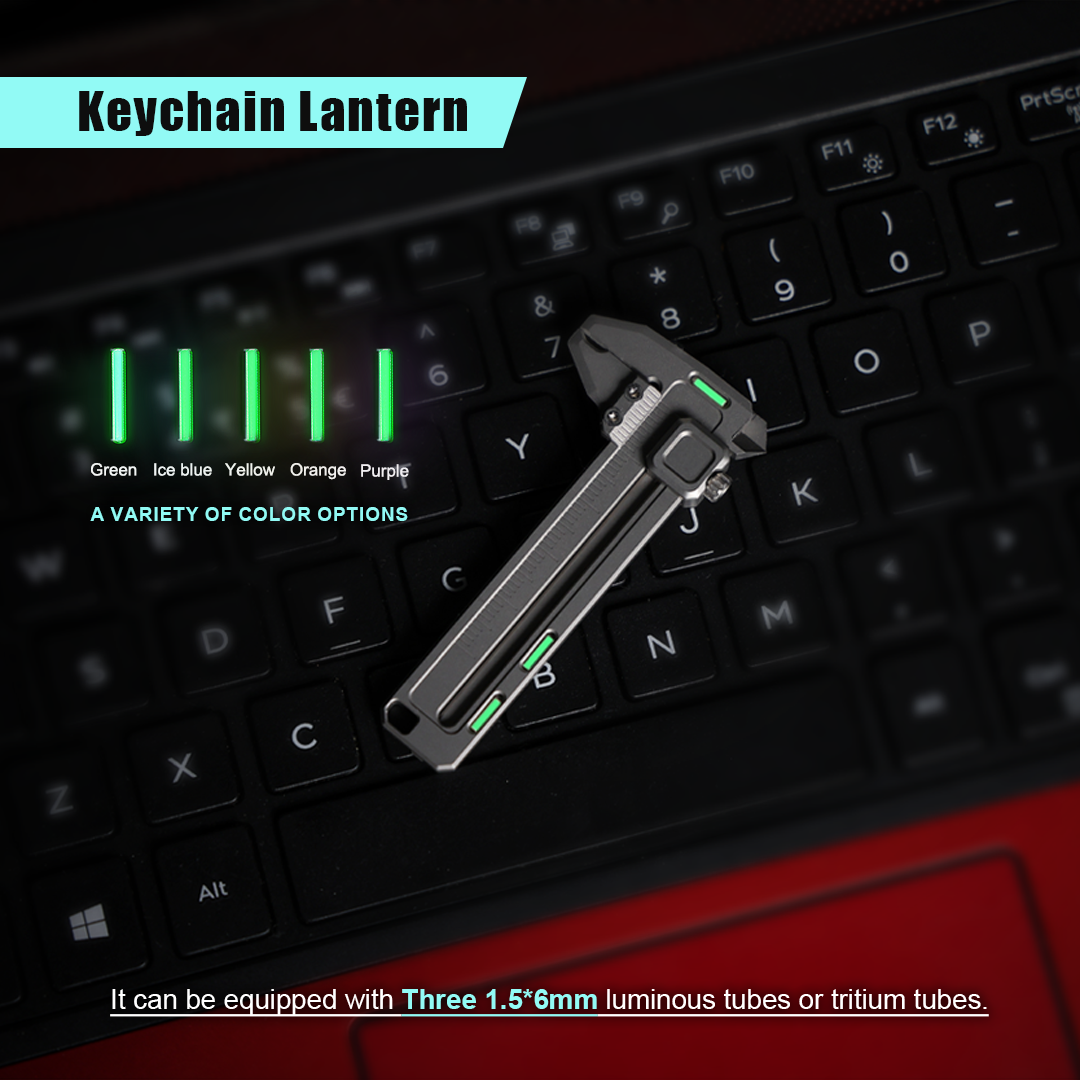 TiCal Pro - Titanium Mini Caliper with 7+ Functions in One