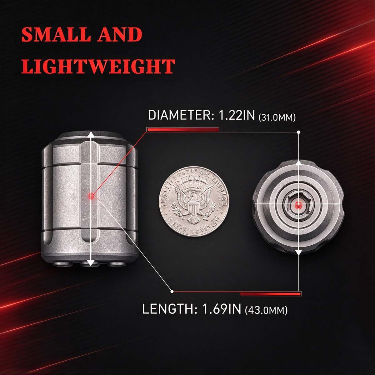 The Revolver S – Compact Titanium Ratchet Screwdriver