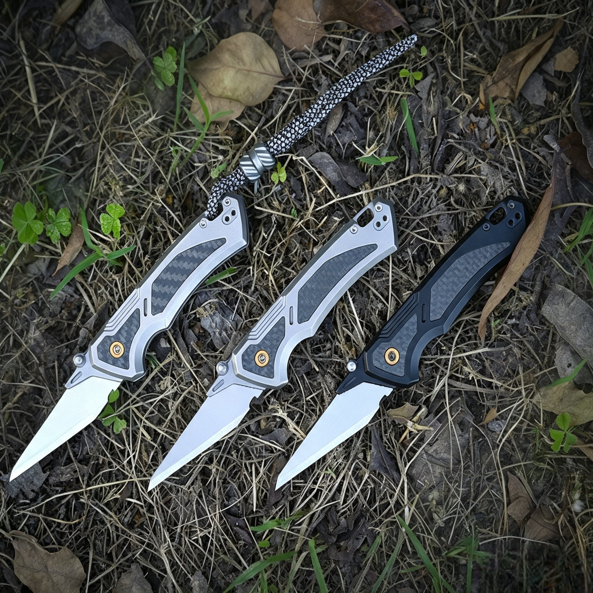 The Thunder-Titanium Utility Knife with Replaceable Blade