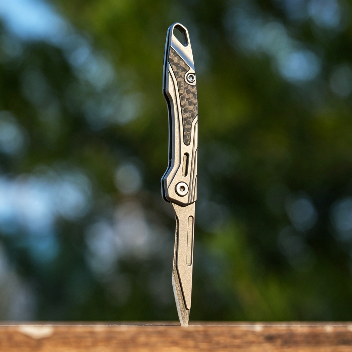 NickBlade: Titanium Micro Folding Knife for EDC Tasks