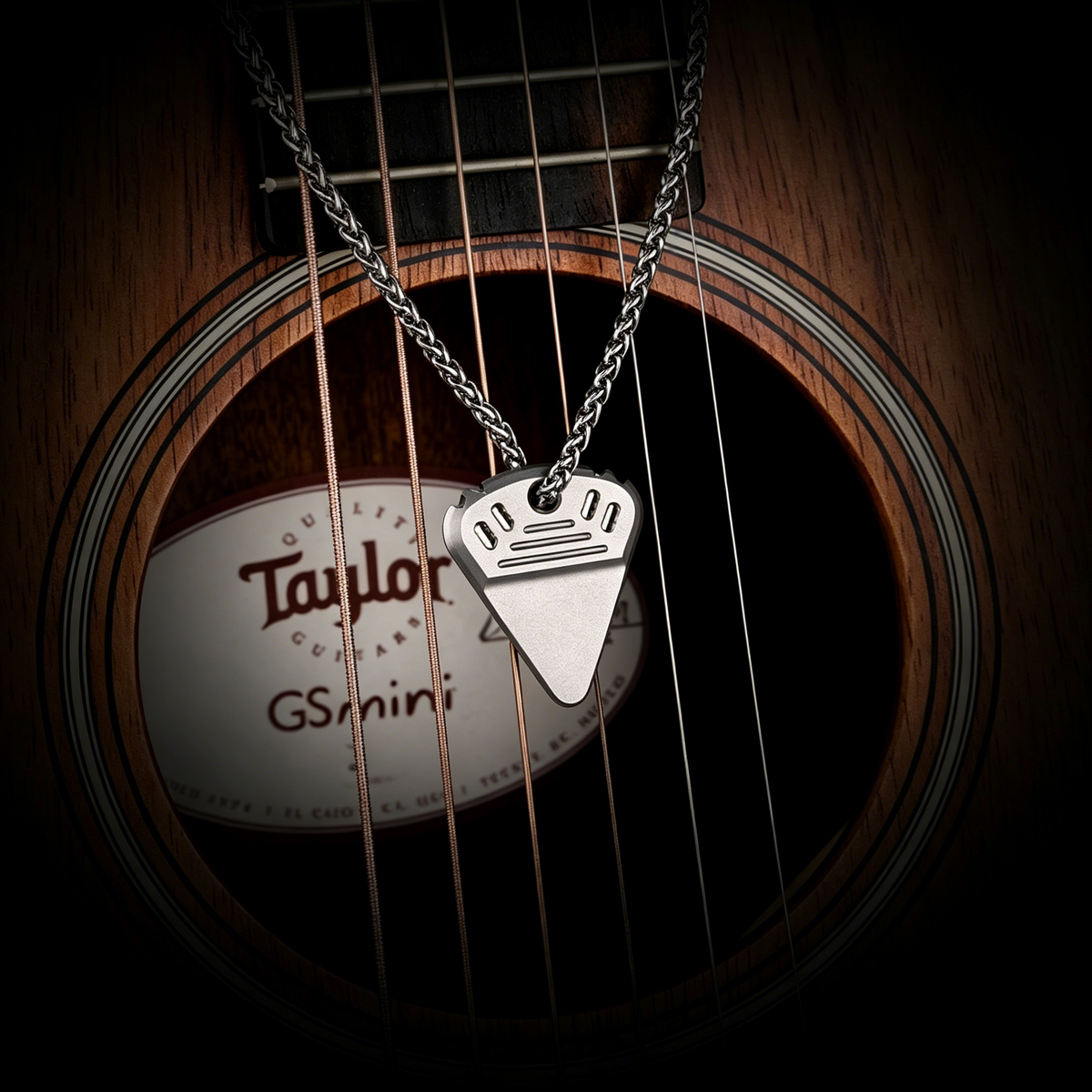 ResoTi | Titanium Guitar Pick with Sweat-Activated Grip