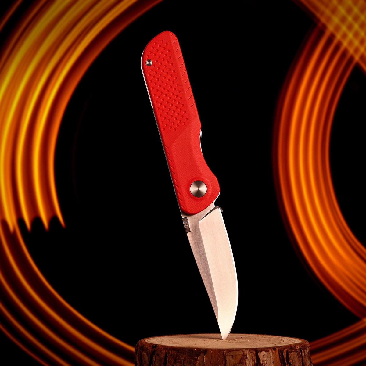 VIVID Compact VG10 Everyday Cutter — G10 Grip, Deep-Carry Clip