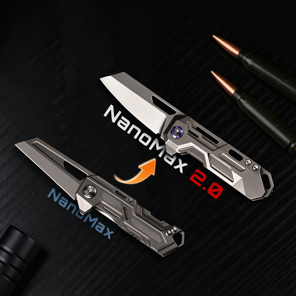 NanoMax 2.0 compact titanium box cutter
