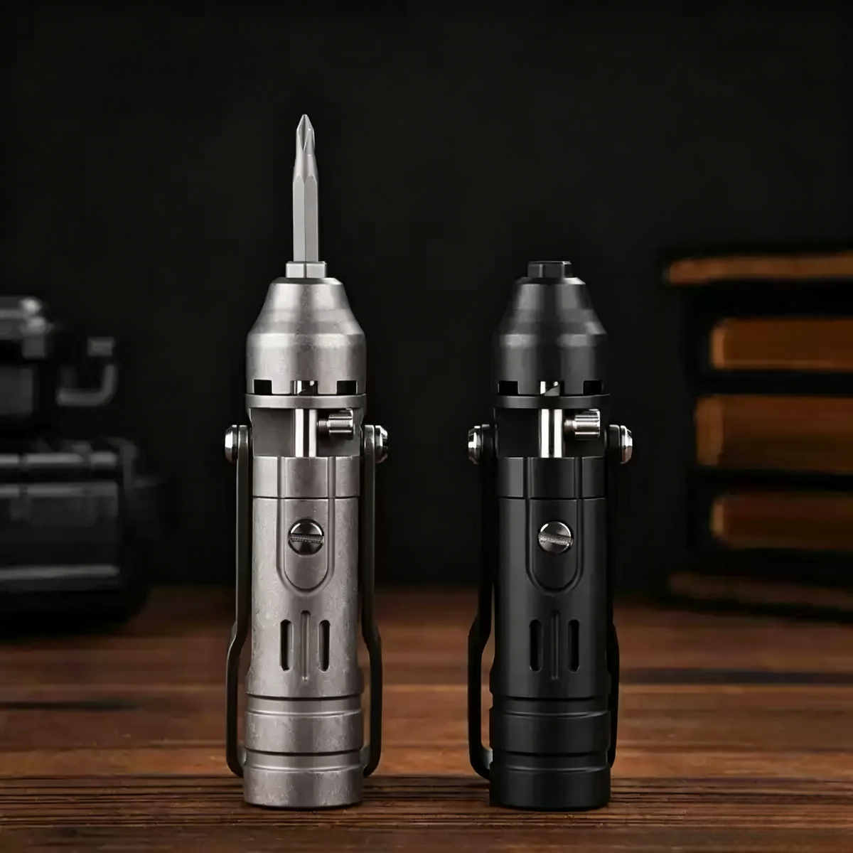 The GripNGo Driver | Titanium EDC Pocket Ratchet Screwdriver