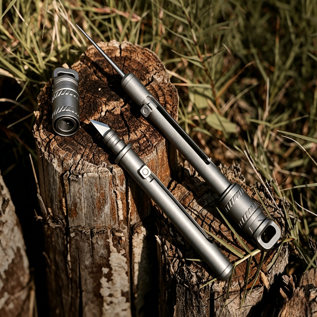 AcePick Pro: Titanium Quick-Release Multitool Toothpick