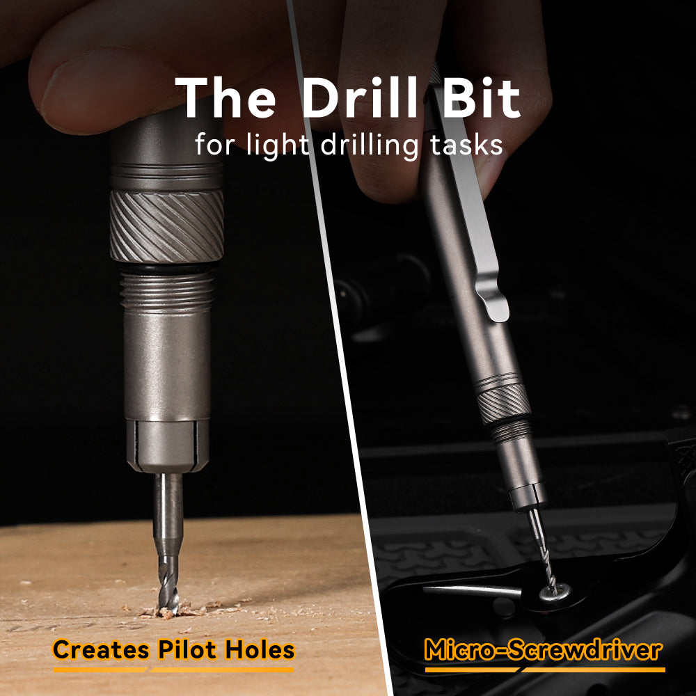 The OmniPen: Titanium Pocket Tool with 5 Smart Functions