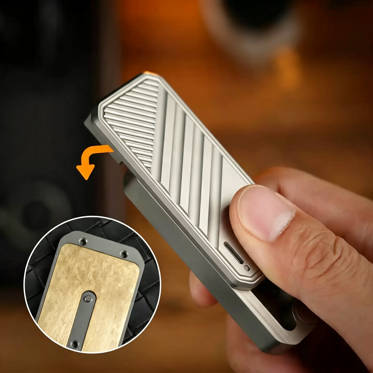 DeckShiv — A Magnetic Fidget Slider Utility Knife