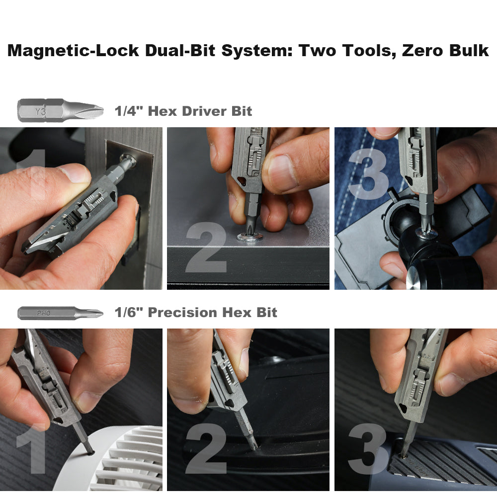 Mini Master: Micro Titanium Keychain Knife & EDC Multitool