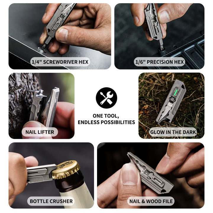 Mini Master: Micro Titanium Keychain Knife & EDC Multitool