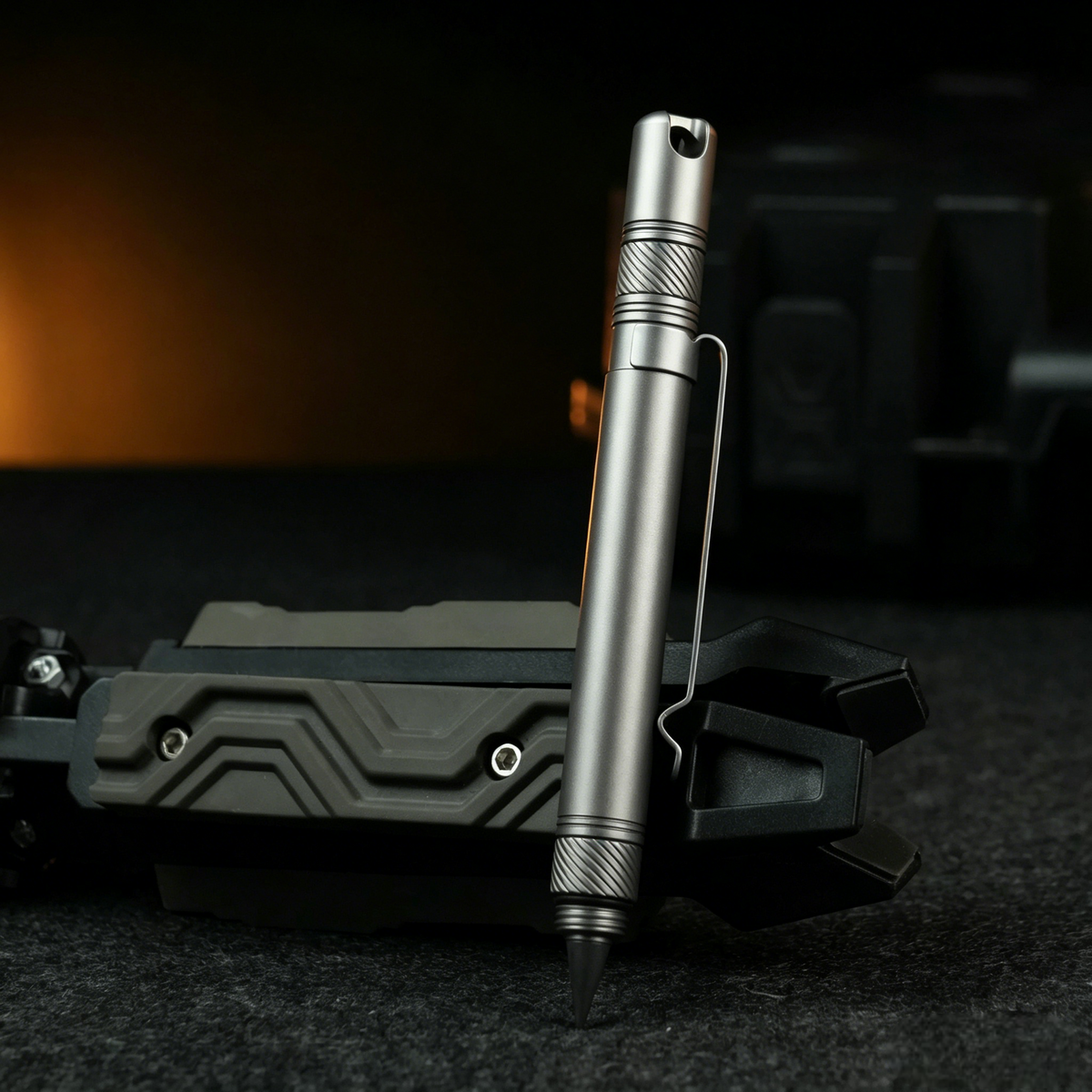 The OmniPen: Titanium Pocket Tool with 5 Smart Functions