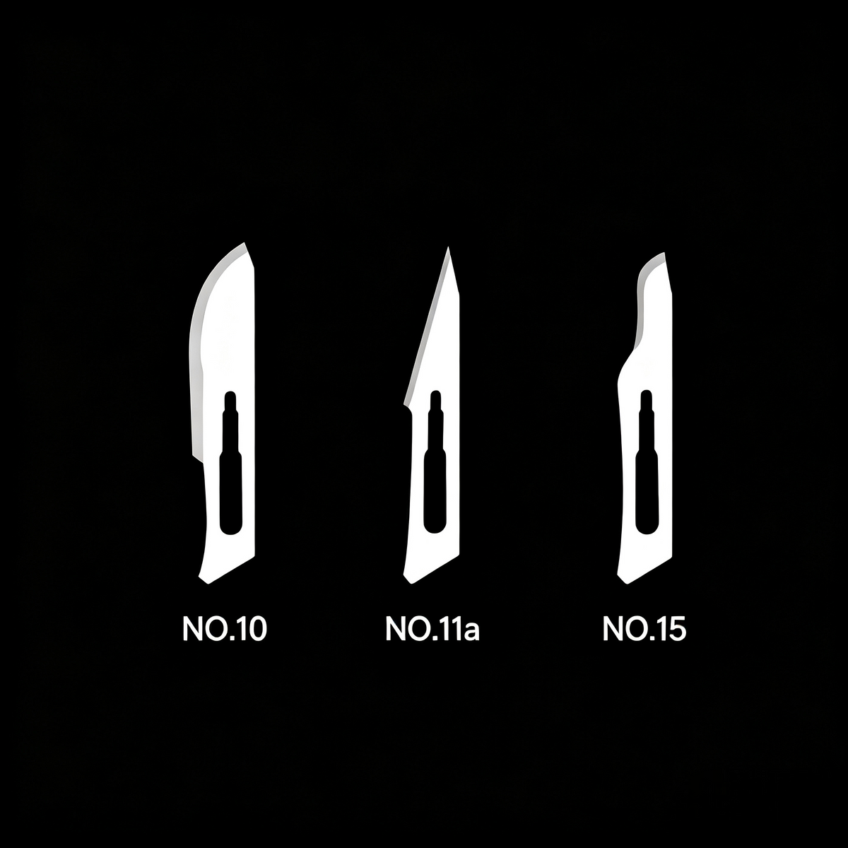 Replacement Scalpel Blades (100 pcs) for KeyKnife