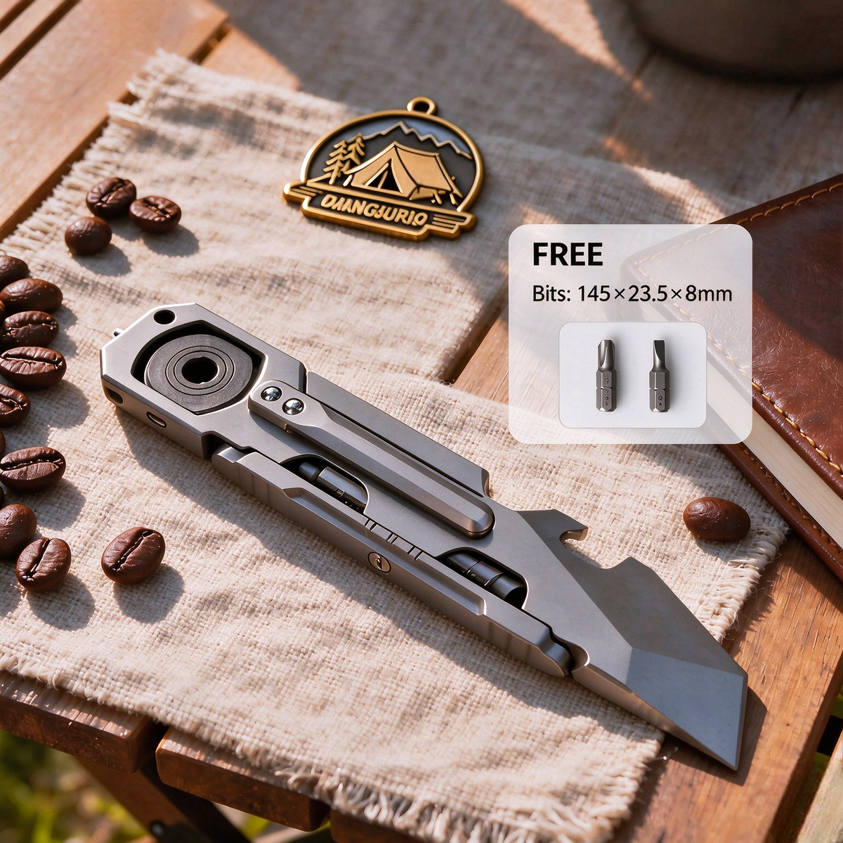 The PryMax 2.0: All-In-1 Titanium Multi-function Pry Bar