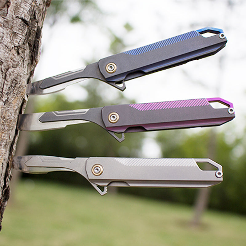 Titanium Mini Flipper Scalpel Folding Pocket Knife