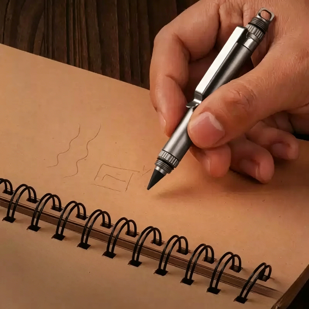 The Mantis Pen|Titanium 4-in-1 Multi-functional EDC Tool Pen