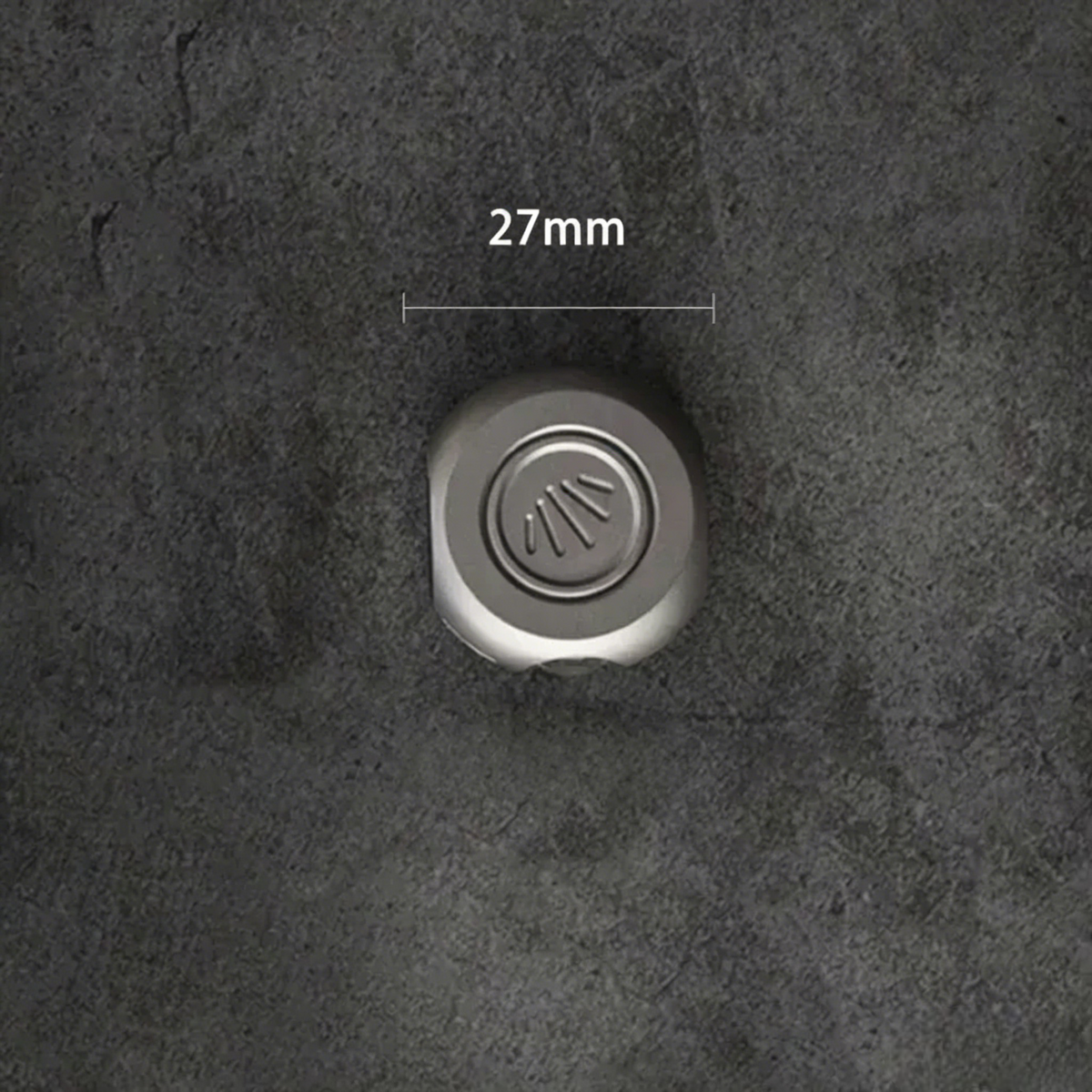 The MiCoin - Titanium Coin-Sized Rechargeable Flashlight