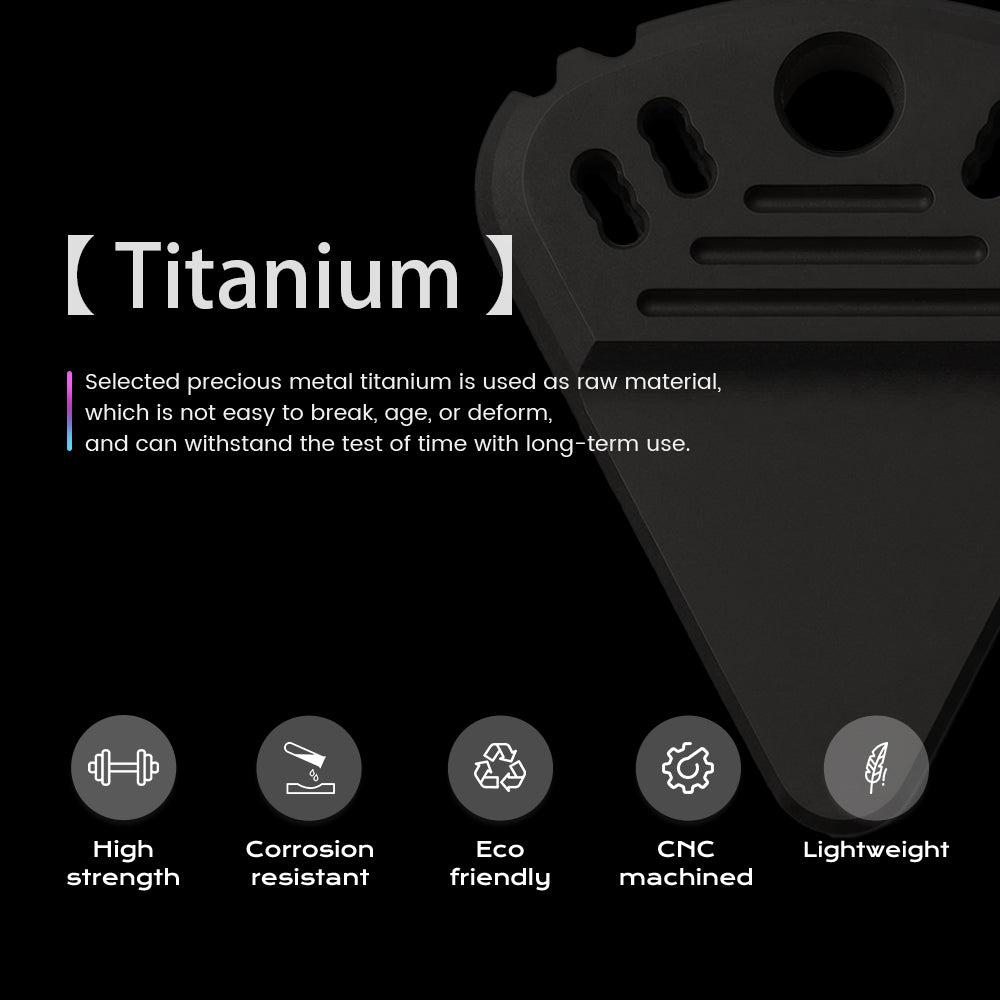 ResoTi | Titanium Guitar Pick with Sweat-Activated Grip