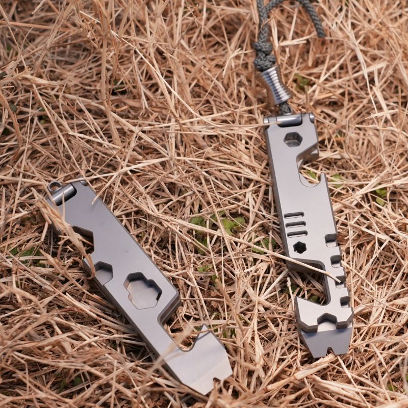 AceStand|All-in-1 Titanium Foldable EDC Phone Stand