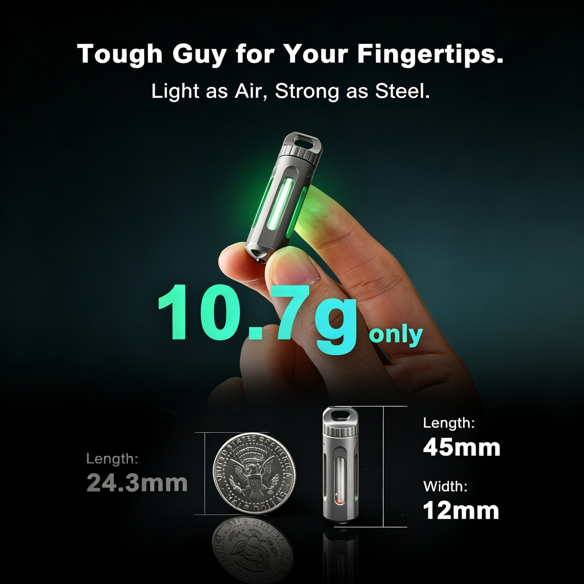 NoxTi: The Tritium Keychain—Carry the Glow. Own the Night.