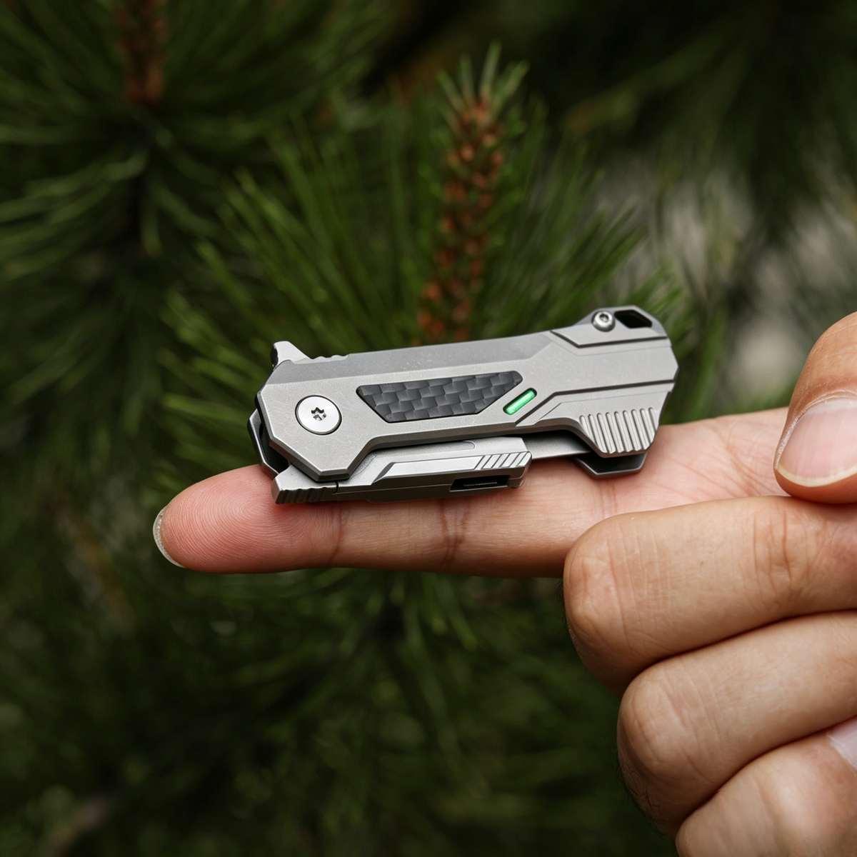 The WindSlice: Mini EDC Titanium Folding Utility Knife