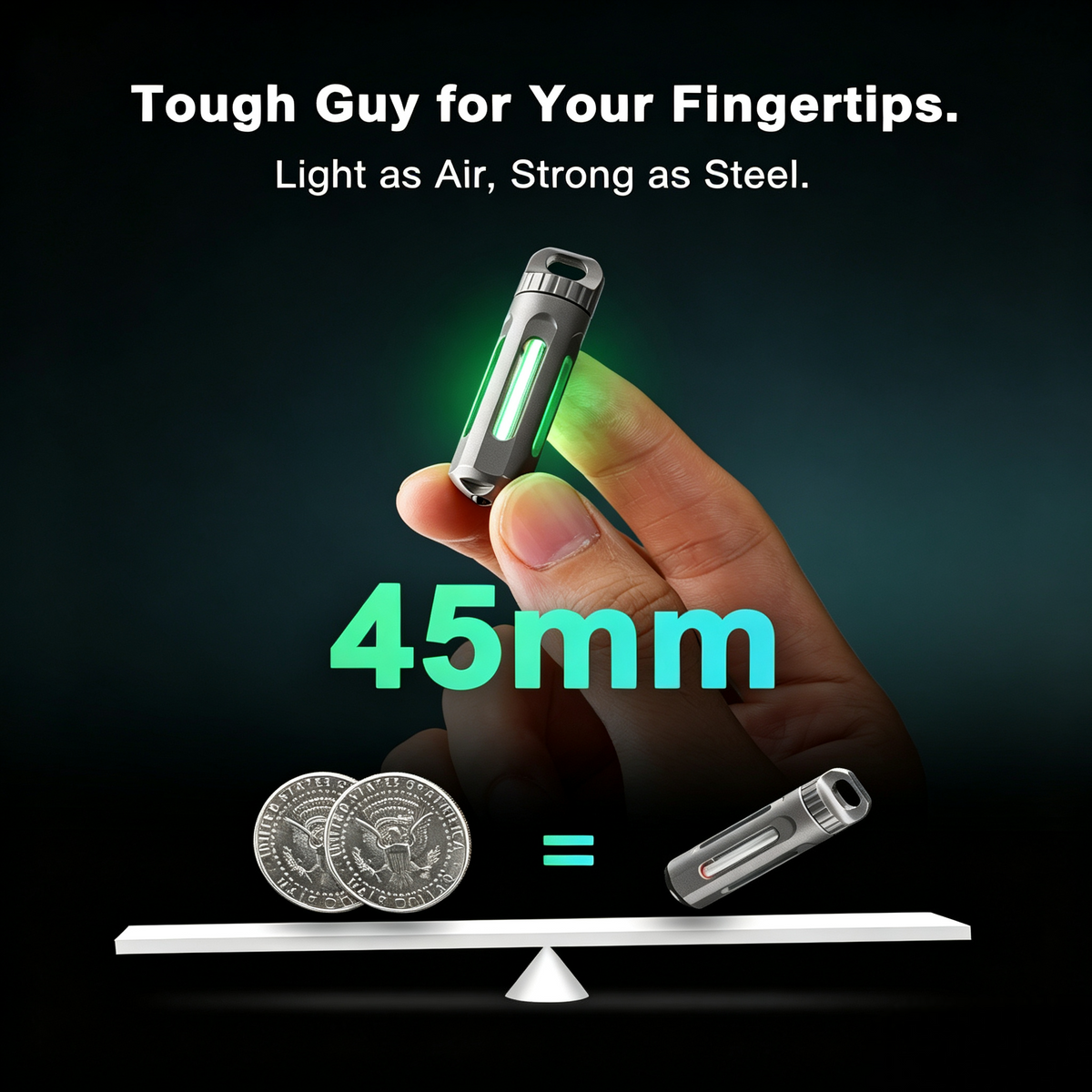 NoxTi: The Tritium Keychain—Carry the Glow. Own the Night.