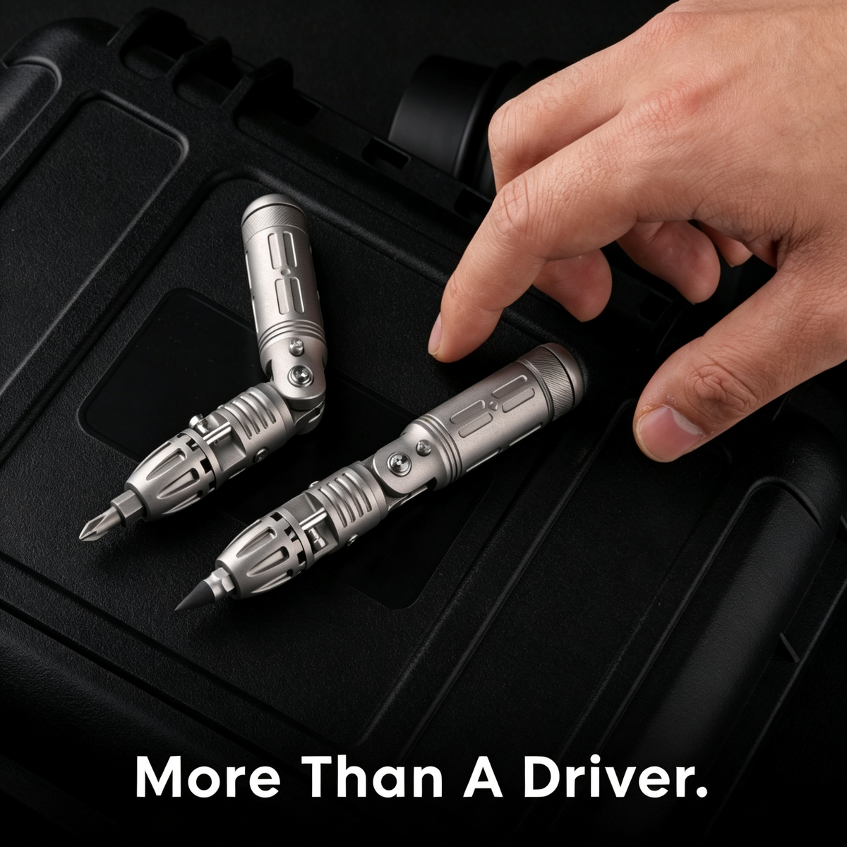 Arcos Driver: 4-Angle Foldable Titanium Ratchet Screwdriver