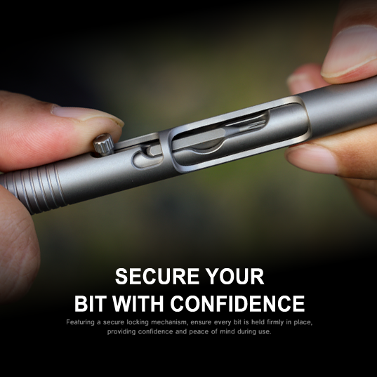 Bullet Ant 3.0: Titanium Tactical Bolt-Action Multi-Tool Pen