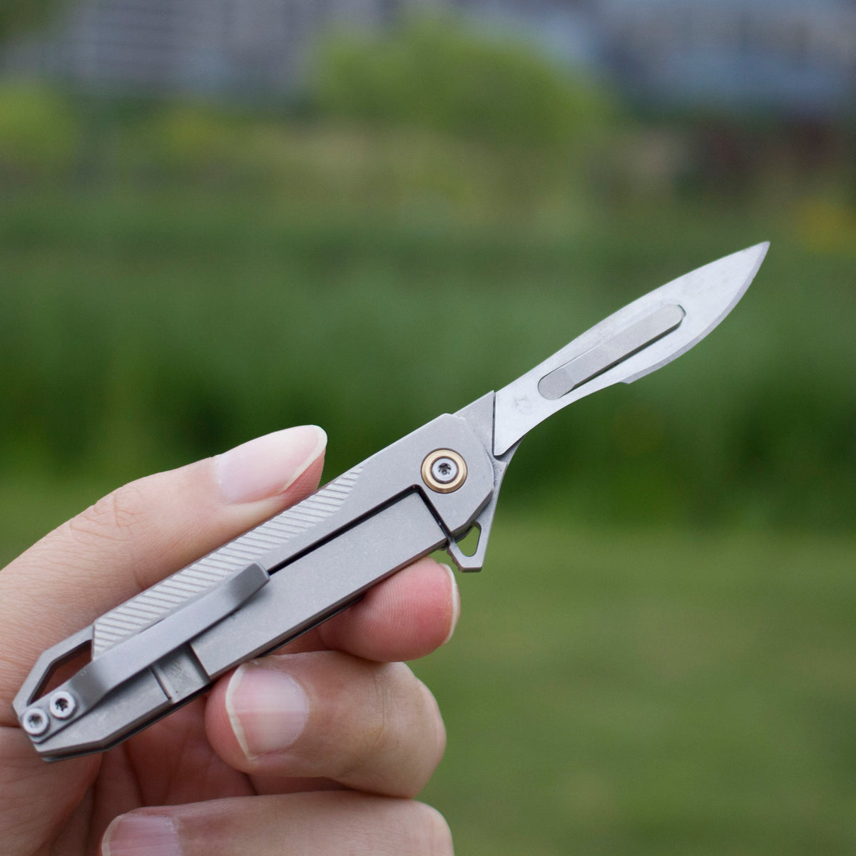 Titanium Mini Flipper Scalpel Folding Pocket Knife