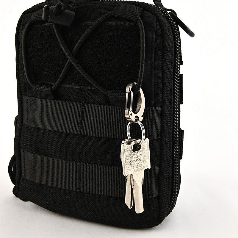 Mini Titanium Quick-Release Key Clip