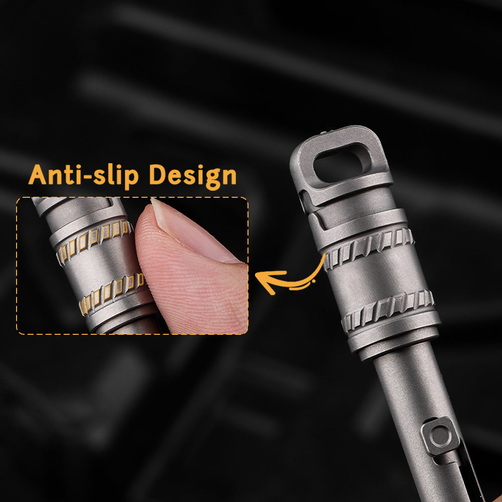 AcePick Pro: Titanium Quick-Release Multitool Toothpick