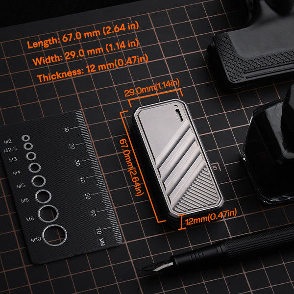 DeckShiv — A Magnetic Fidget Slider Utility Knife