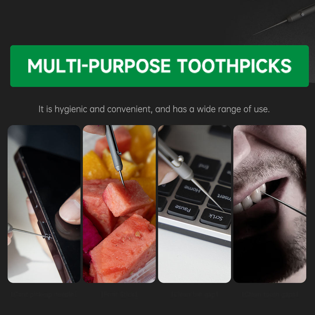 The AcePick - Titanium Quick Release Toothpick & Multi-tool