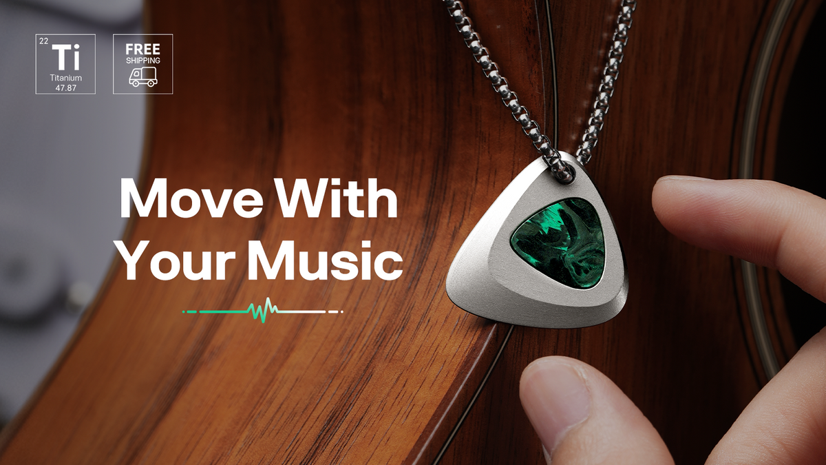 TiTern: A Titanium & Carbon Guitar Pick, Your Grip Redefined