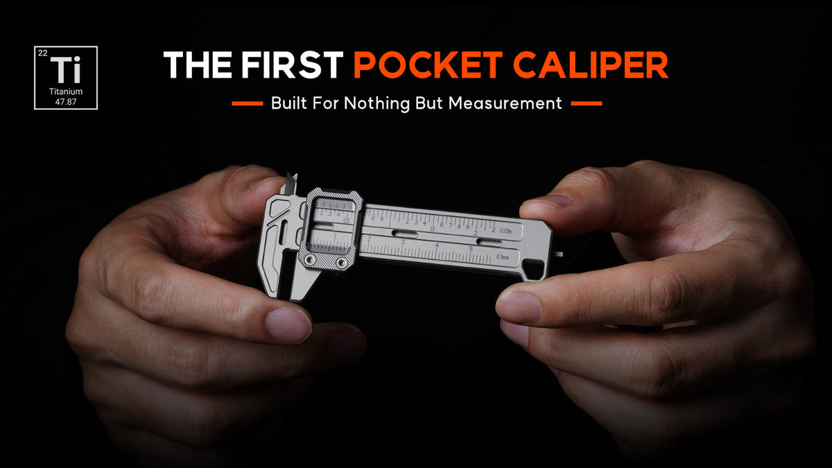 TiCal Pro 2.0: A Titanium Dual-Scale Vernier Caliper for EDC