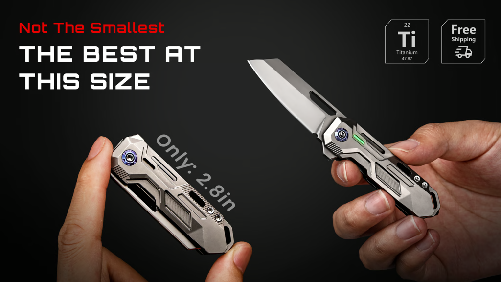 NanoMax2.0: The Compact M390 Titanium EDC Knife, Reimagined