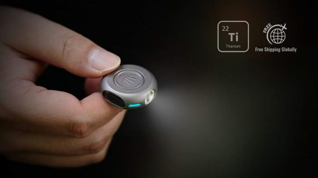 The MiCoin: Titanium Coin-Sized Rechargeable Flashlight
