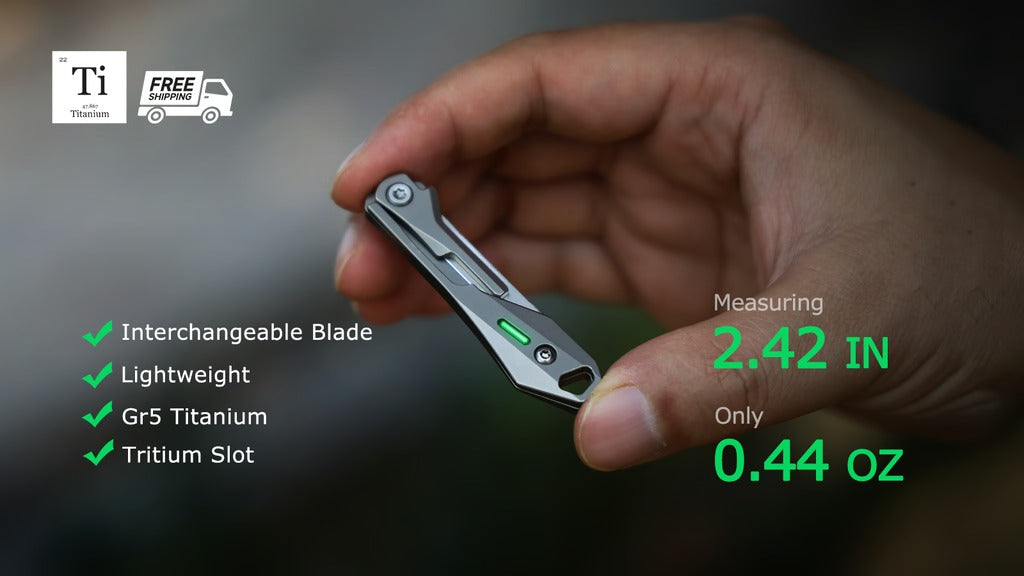 BladeNex: Titanium Micro Folding Scalpel Knife for EDC