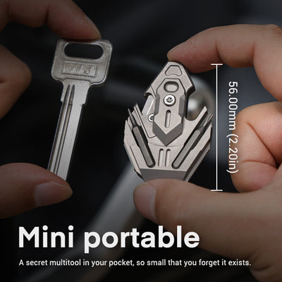 The Flounder 3.0 - Titanium EDC All-in-One Pendant