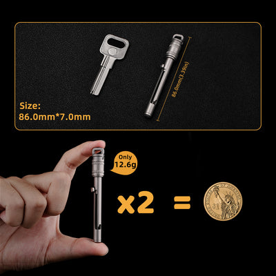 AcePick Pro: Titanium Quick-Release Multitool Toothpick