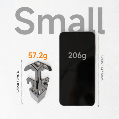 V-Stand - Titanium Multi-Tool Phone Stand for EDC