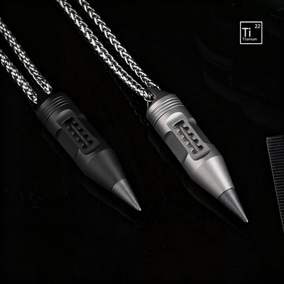 Wolf Fang 2.0- Titanium Keychain Lantern & Pen & Screwdriver