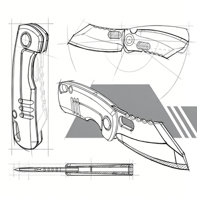 TiArc Compact Titanium Everyday Tool — 2.23" Closed, Keychain Ready