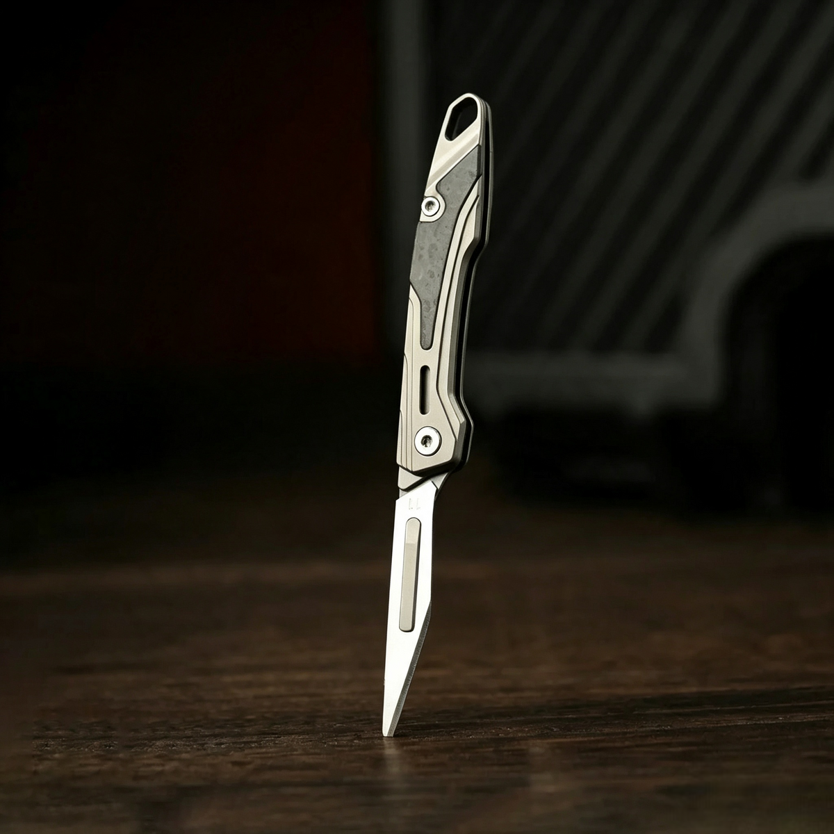 NickBlade: Titanium Micro Folding Knife for EDC Tasks